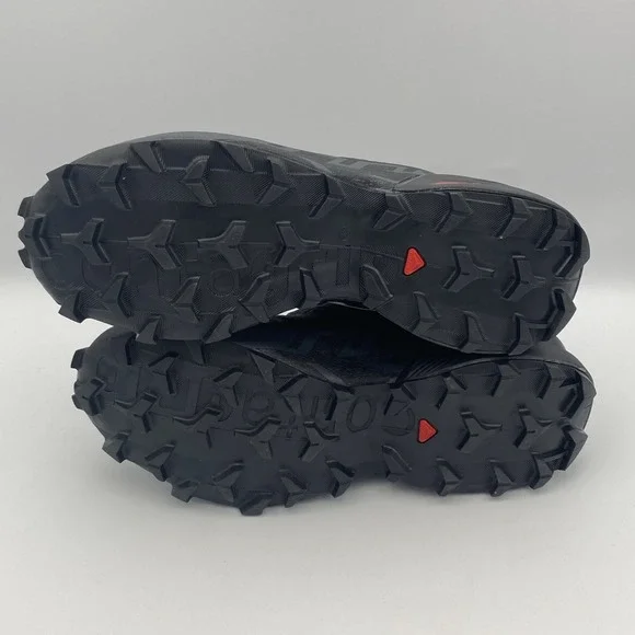Salomon Women's Speedcross 6 Trail Running Shoes Sz 8.5 US Black Rugged Terrain - Picture 9 of 10